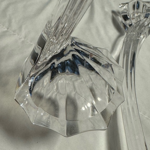 Pair of Crystal Mikasa Flower Song Tulip Top
Candle Holders 10" Elegant EUC VTG - Picture 10 of 14
